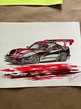 2017 Dodge Viper 1:28 Edition ACR Black Red